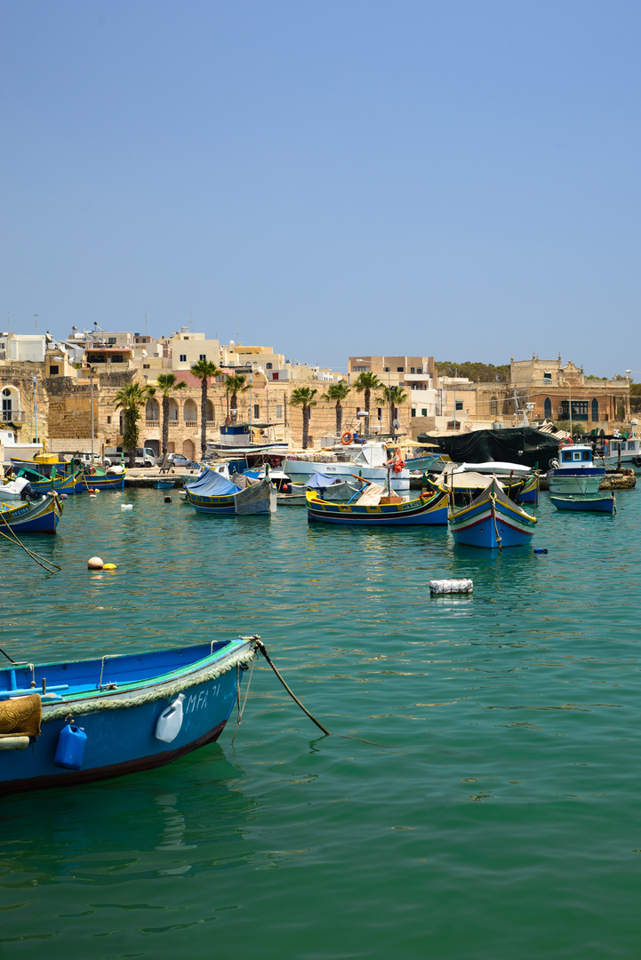 Malta, Marsaxlokk, größtes Fischerdorf Maltas