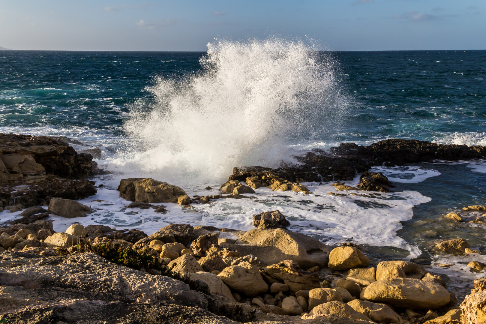 Malta, Qawra, Strand