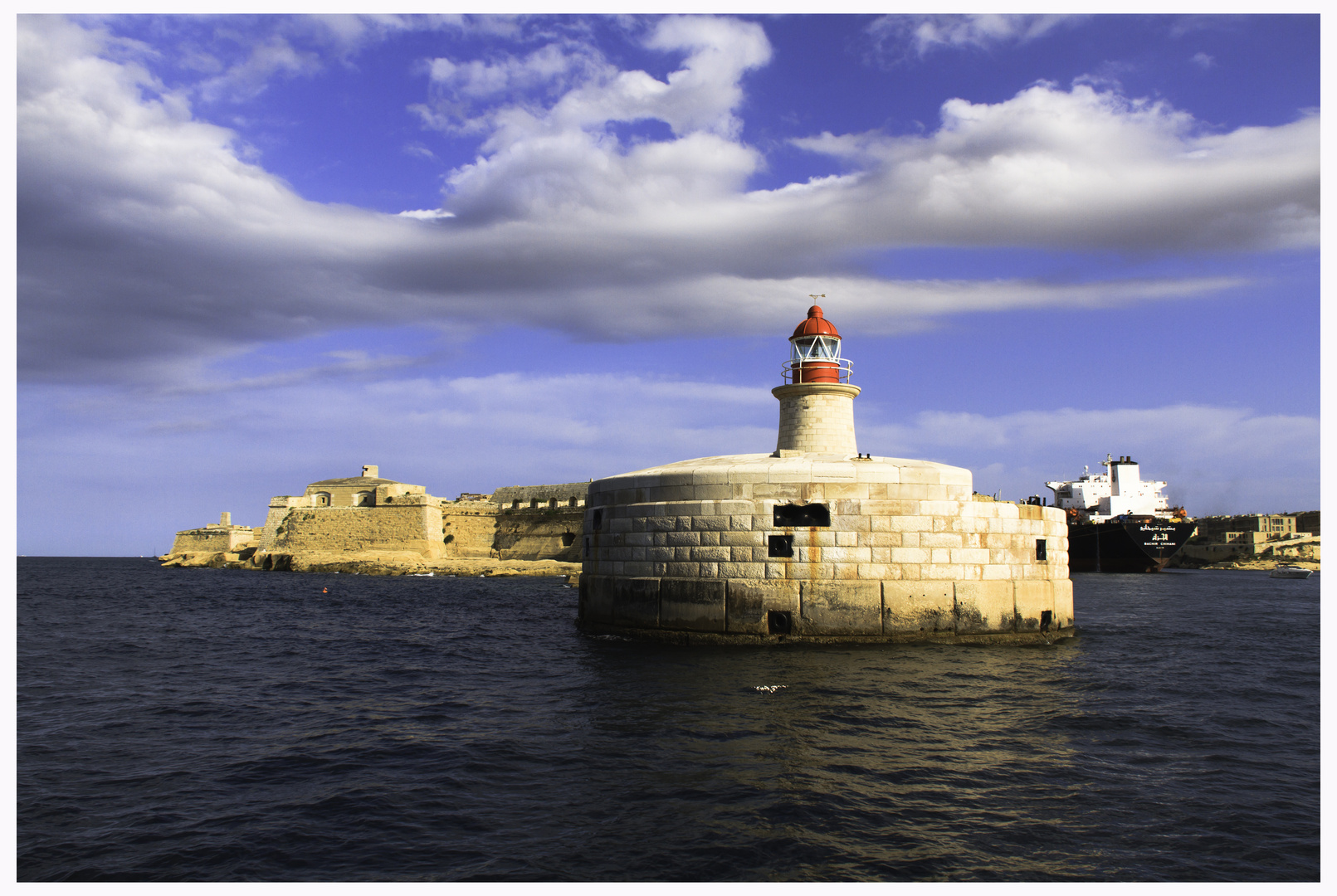 Malta , Valetta, der Hafen