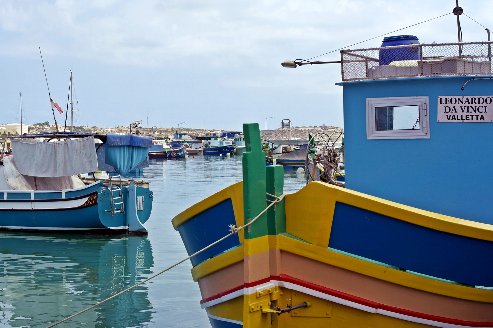 Maltesische Luzzus (Fischerboote)