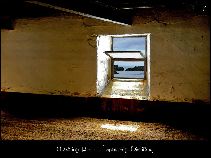 Malting Floor - Laphroaig Distillery