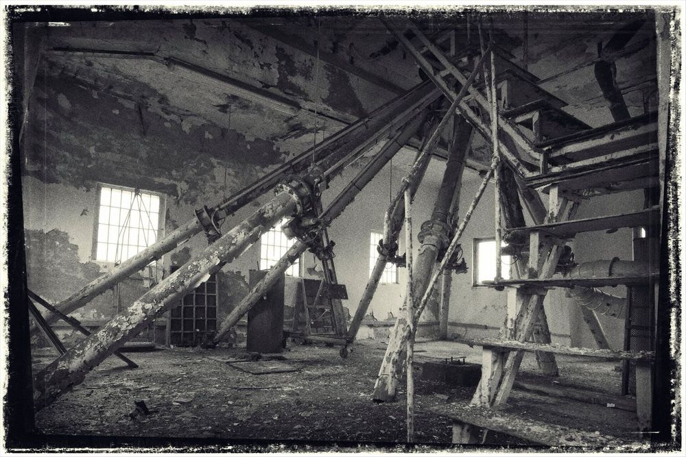 Malzverteiler über den Silos im Suhaus_1543