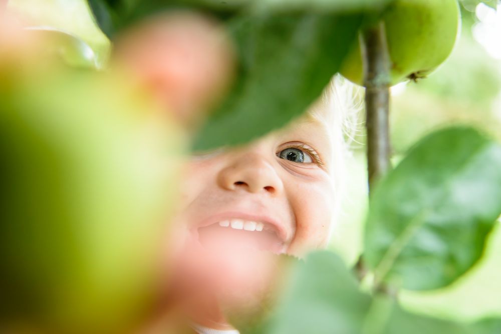 Mama, ein Apfel