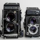 Mamiya C330 und Yashica Mat124