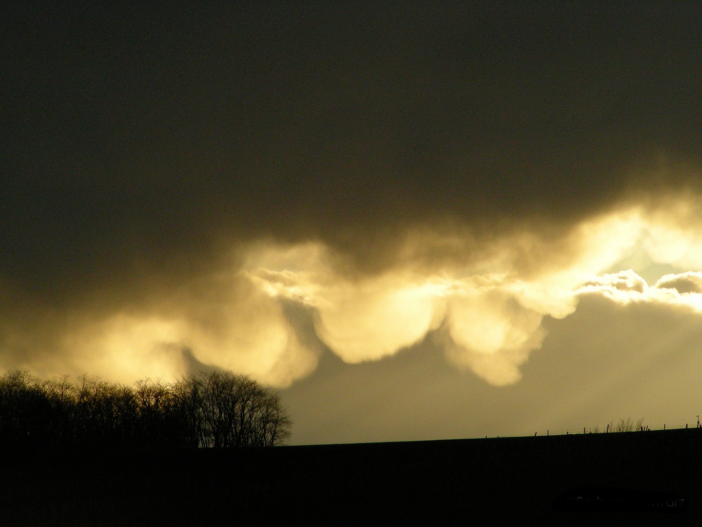 Mammatus-Wolken