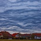 Mammatus Wolken am Vorweihnachtsabend