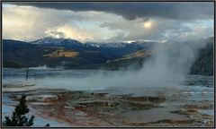 Mammoth Hot Springs...