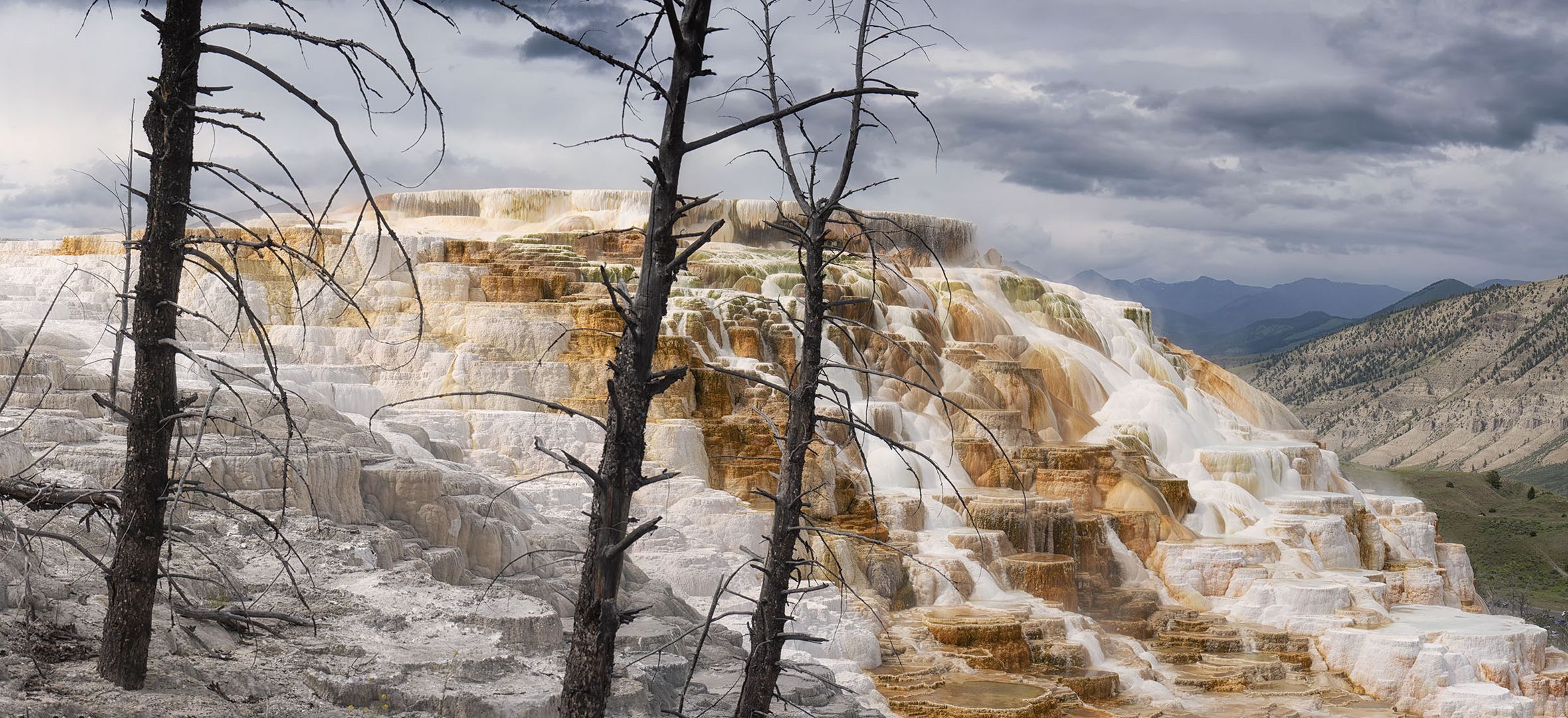 Mammoth hot springs