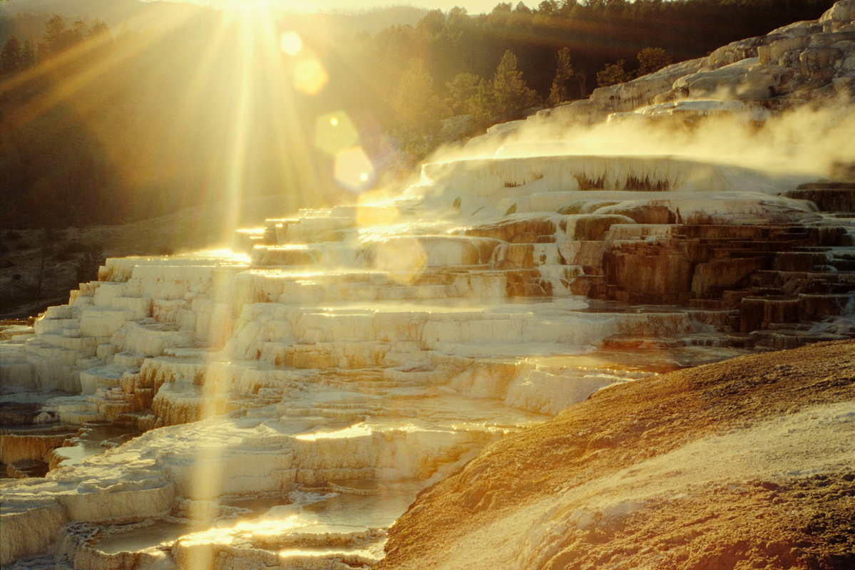 Mammoth Hot Springs II - 1996