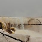 Mammoth Hot Springs sous la neige