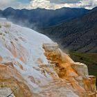 Mammoth Hot Springs Terrassen