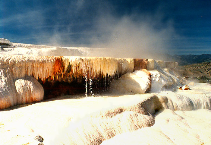 Mammouth Hot Springs  im Yellowstone NP