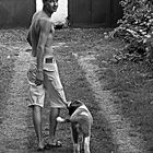 Man and dog