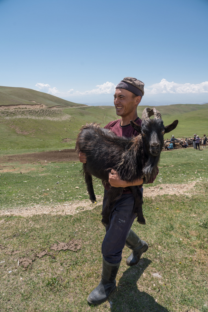 Man and his Goat