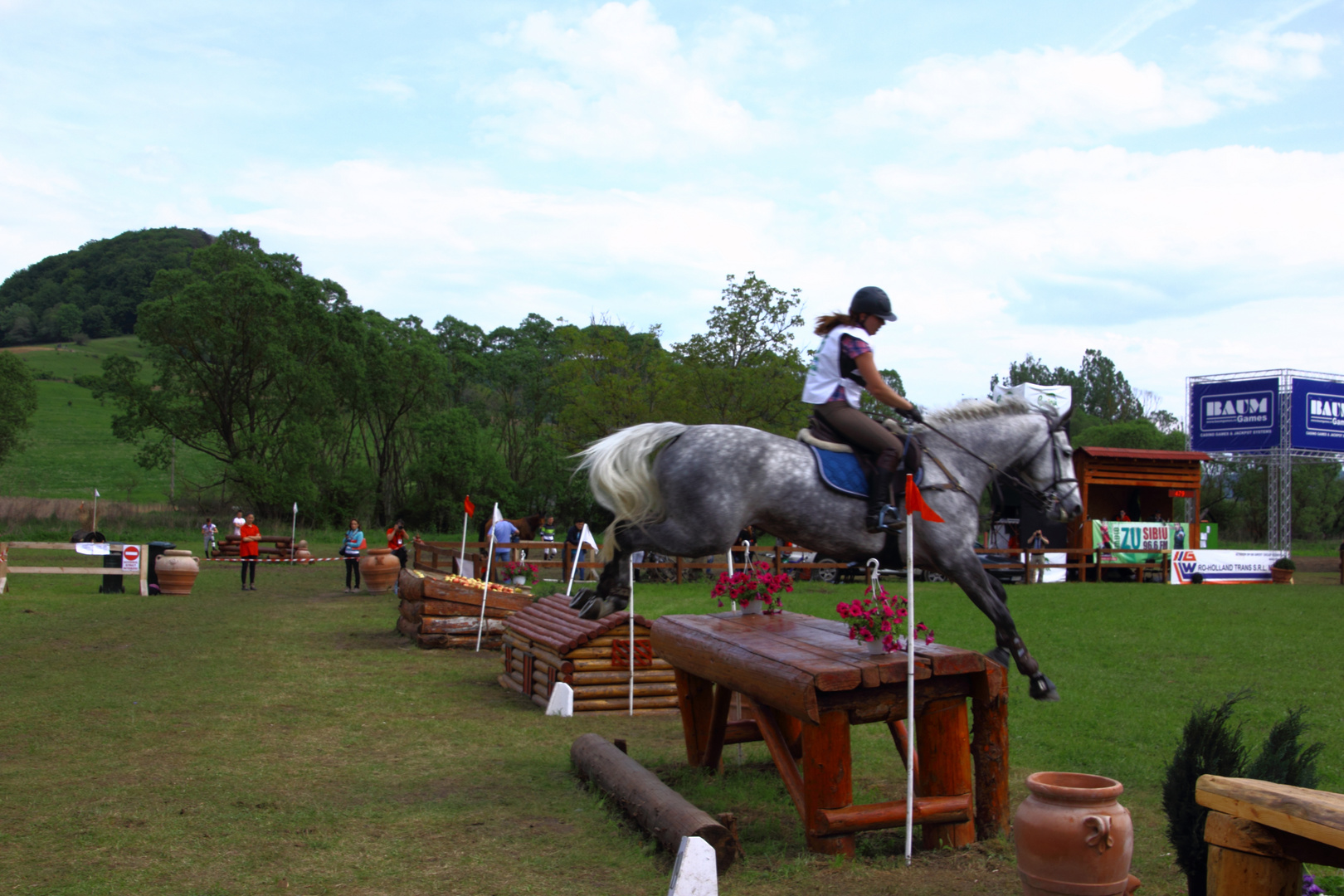 Man and horse - in competition