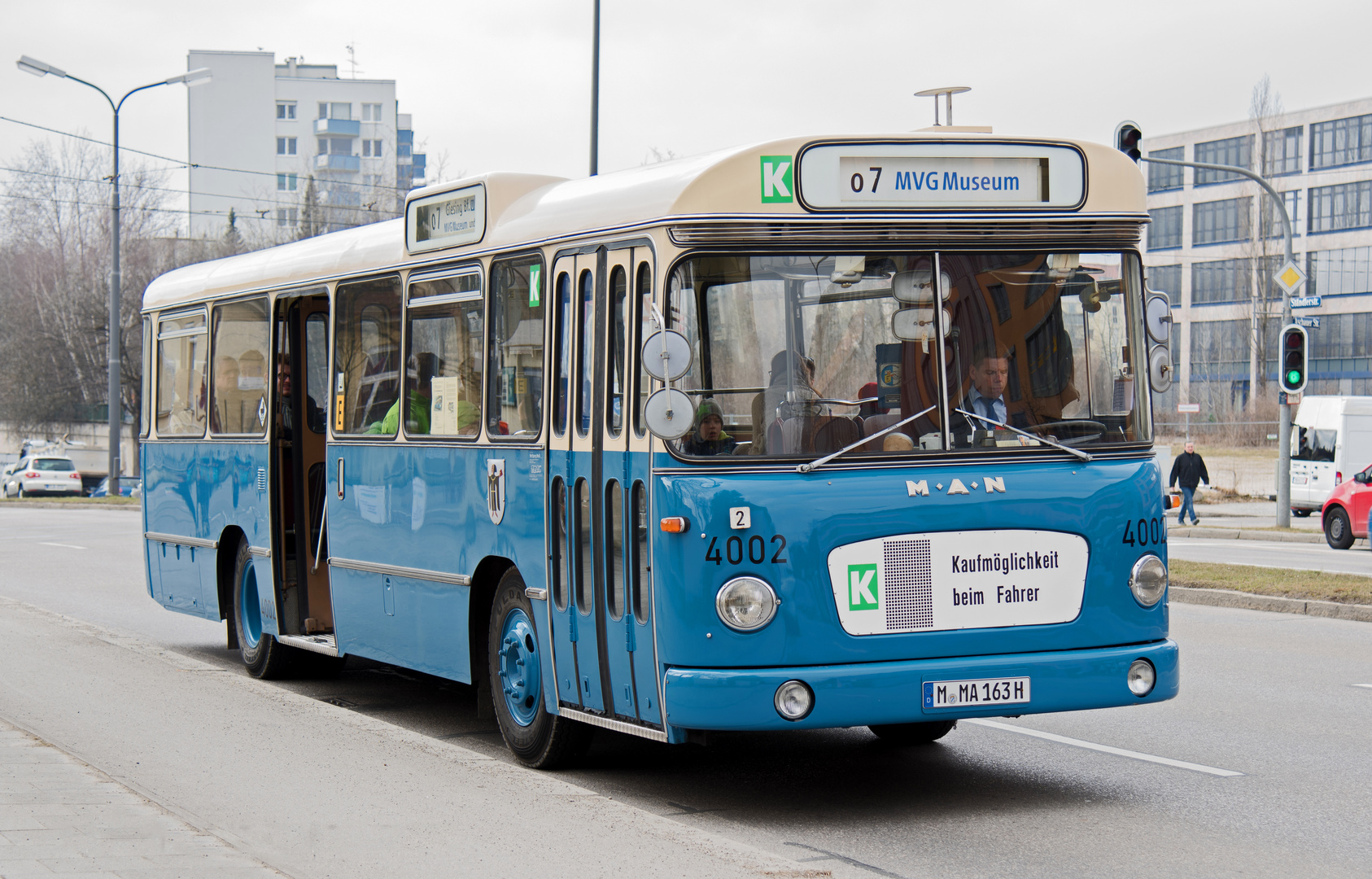 MAN-Bus der Verkehrsbetriebe München