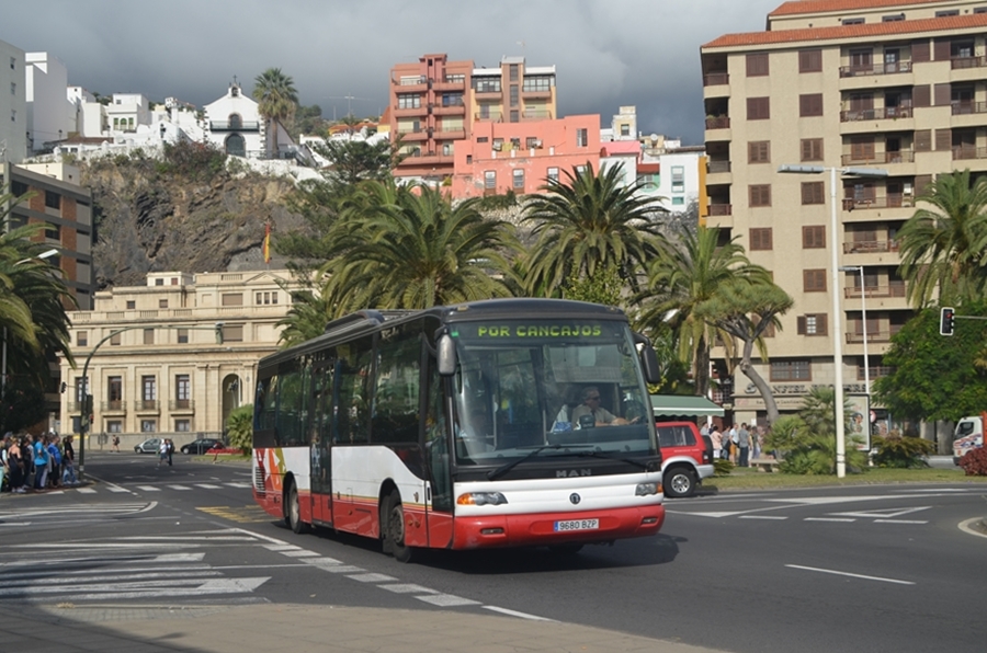 MAN Bus in SantaCruz auf La Palma