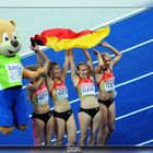 ... man (Frau) kann sich auch über Bronze freuen .., 12th IAAF World Championships in Athletics