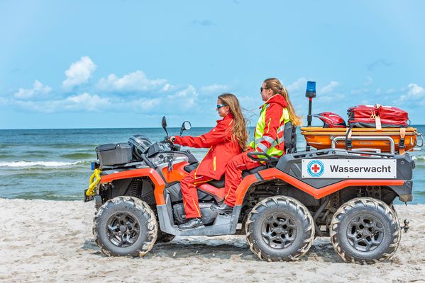 Man fühlt sich sofort sicher im Wasser und am Land.