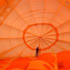 man in a balloon