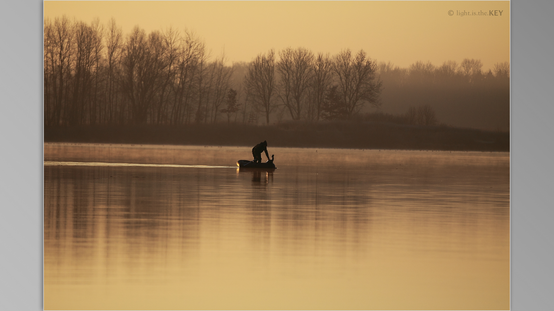 Man in a boat