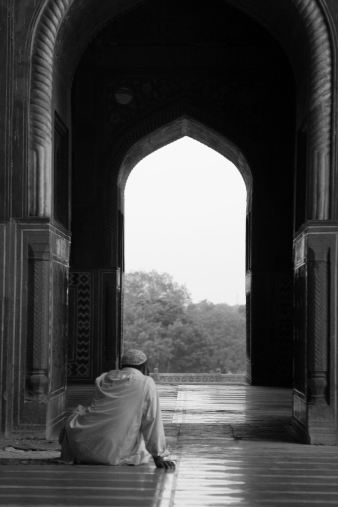 Man in a mosque