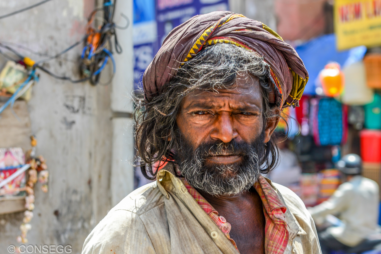 Man in Old Delhi