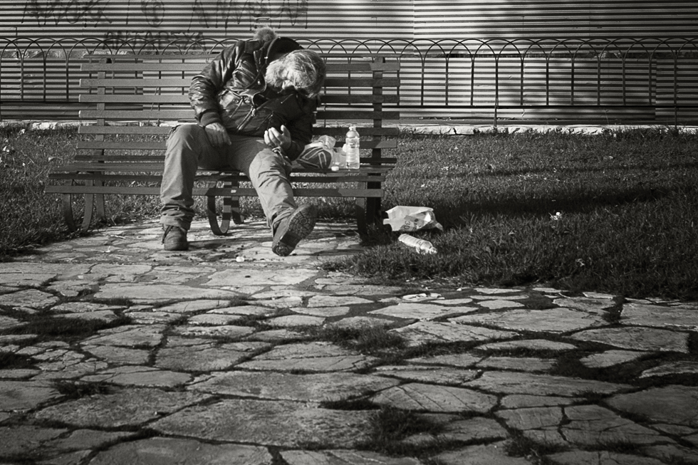 man in park