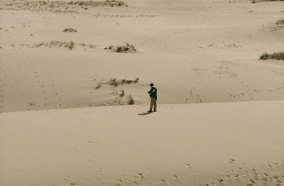 Man in the desert