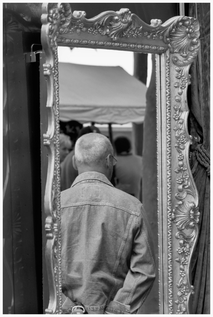 Man in the mirror