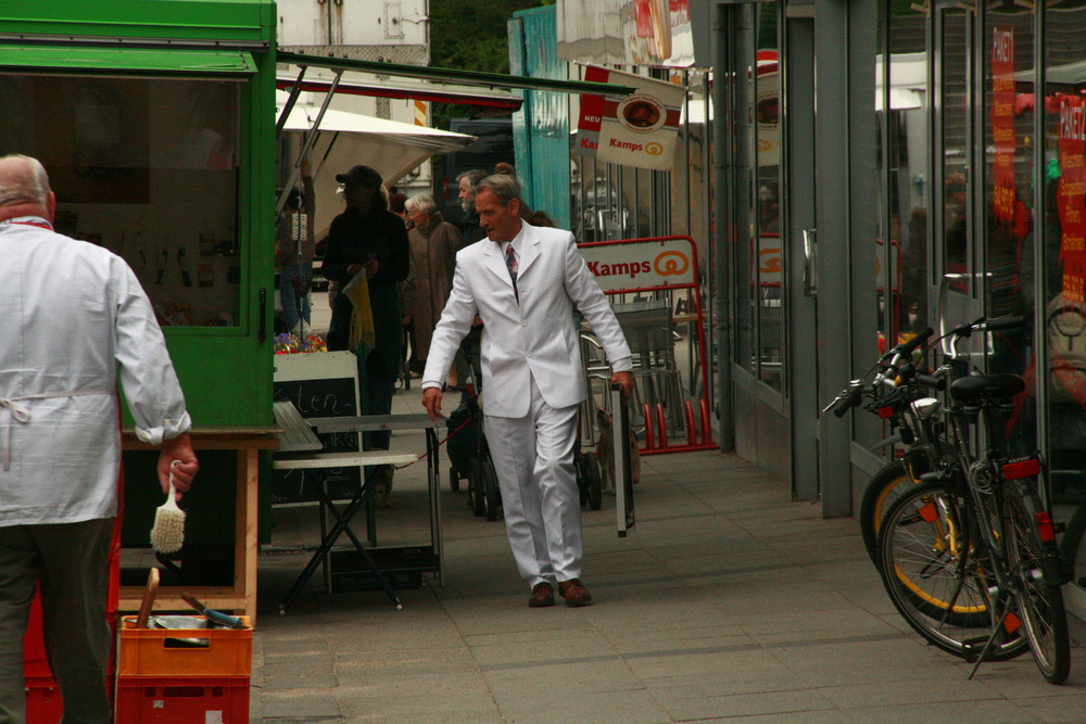 man in white