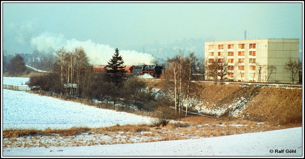 Man konnte sich daran gewöhnen die Eisenbahn vor der Haustür 