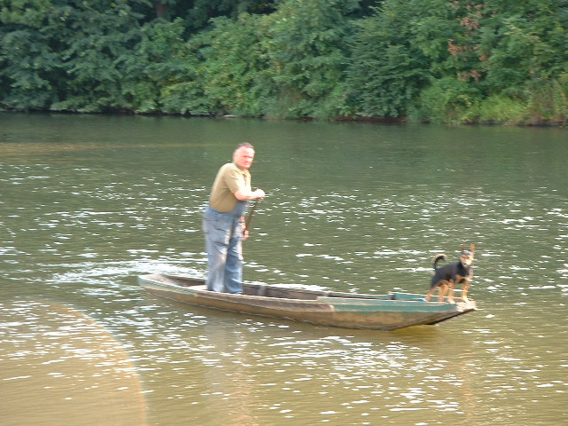 man mit hund