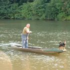 man mit hund