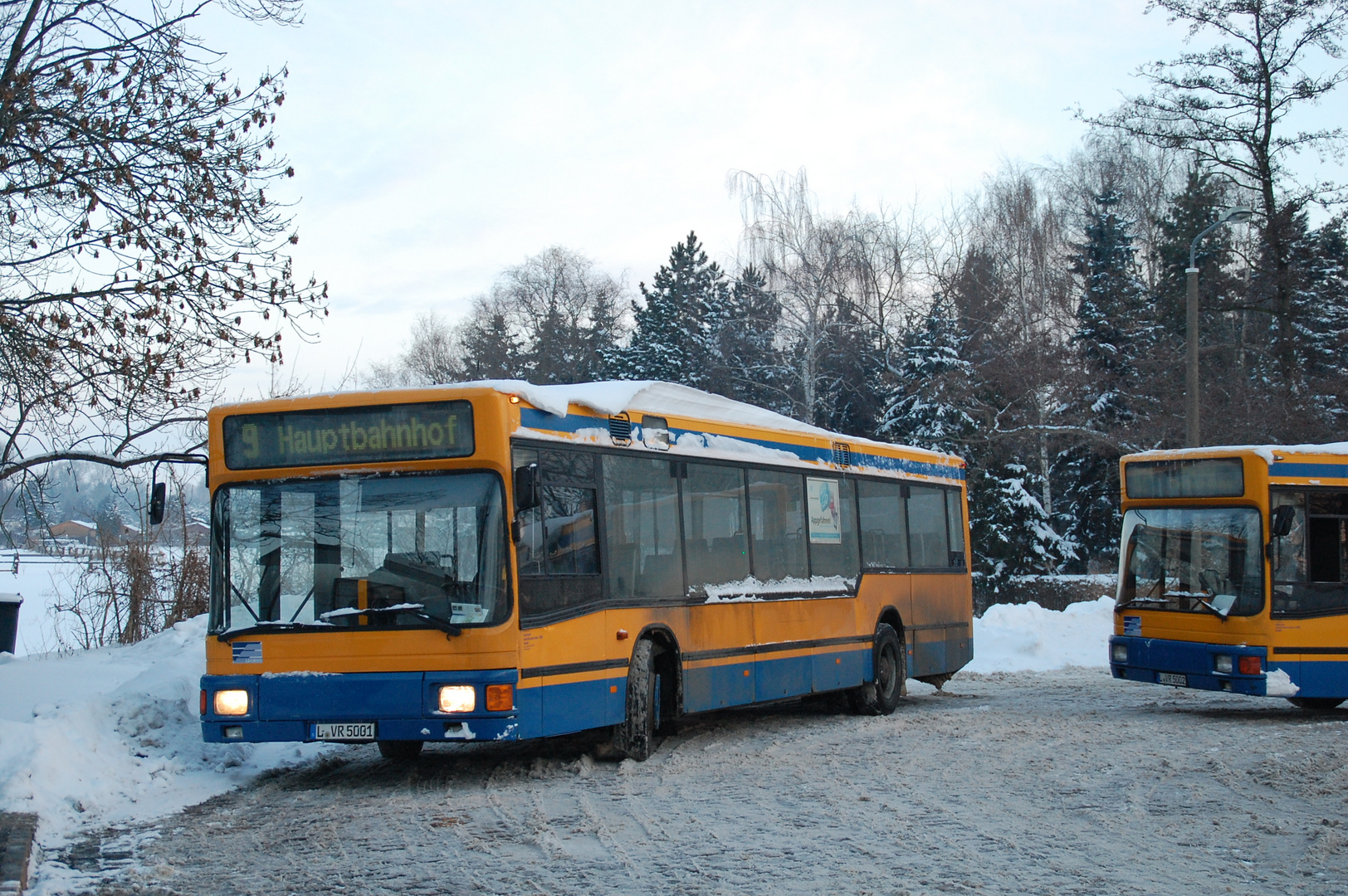 MAN NL 202 auf Linie 9 in Leipzig