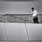 man on rooftop