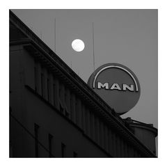 MAN on the moon