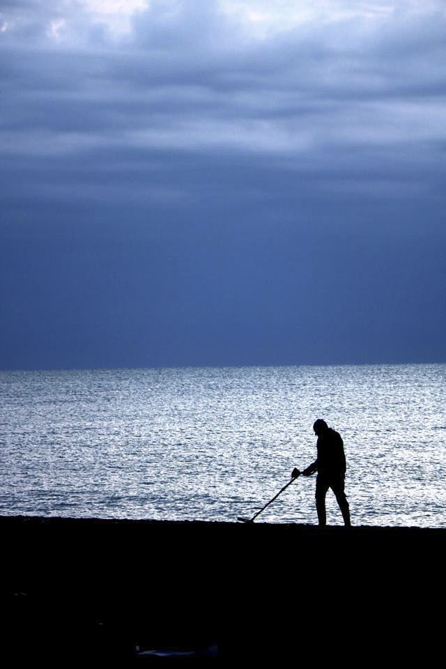 Man on the sand