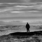  Man on The Wire   --   Abyss Panorama, Skye ©D5505_BW4224p-5p22_b-85-50Ge50_3#1