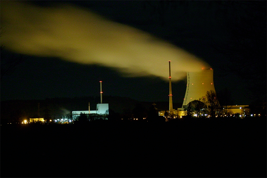 man produziert saubere Energie an der Isar ...