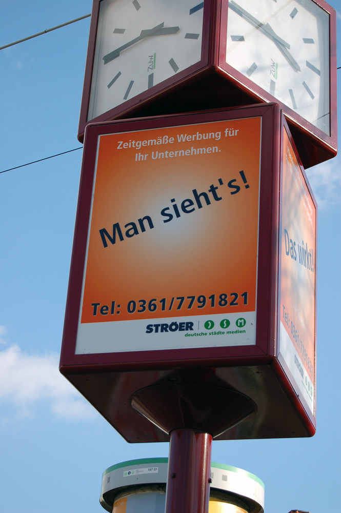 man siehts...