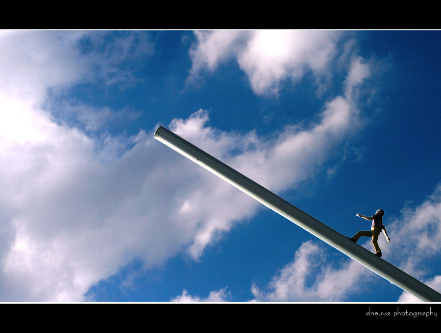 Man Walking to the Sky