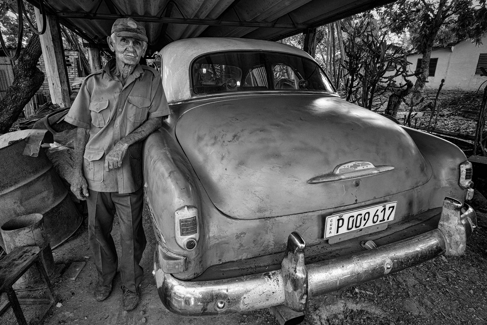 Man with his Car