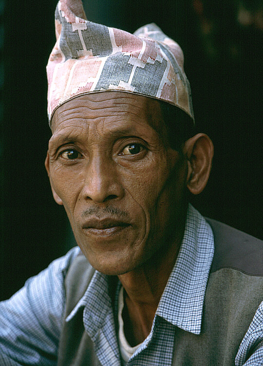 man with national hat