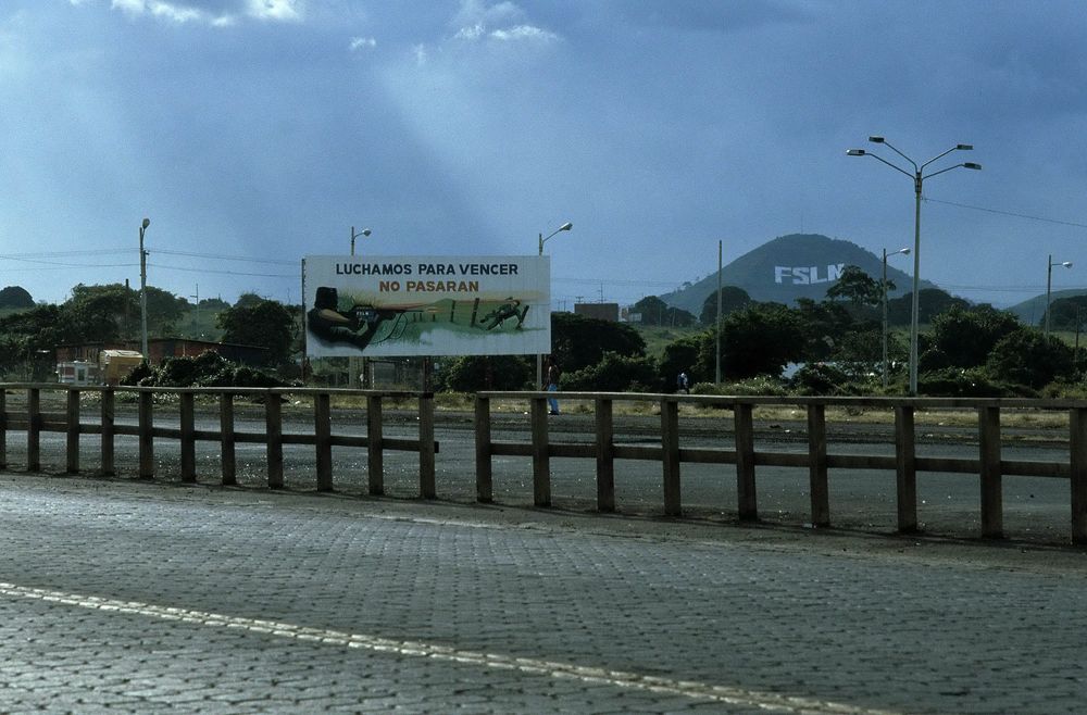 Managua 1984 Kriegspropaganda