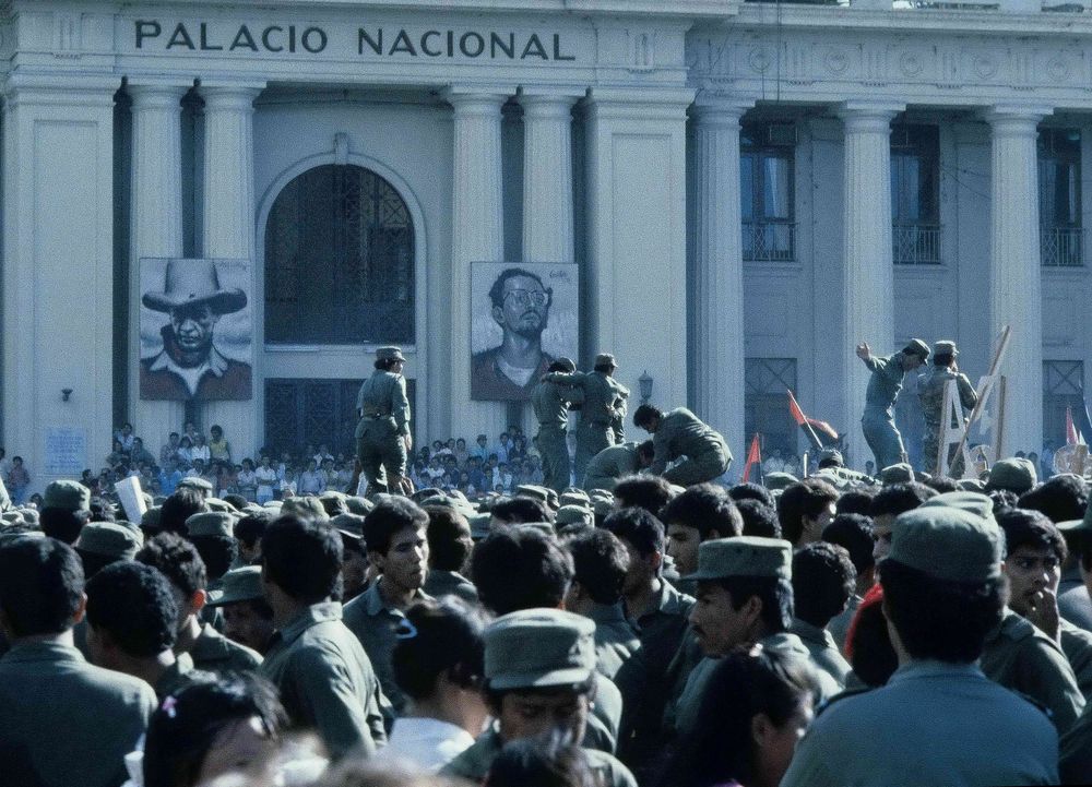 Managua 1984. Kundgebung