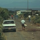 Managua 1984. Straße im Zentrum