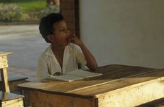 Managua 1984. Träumender Schüler