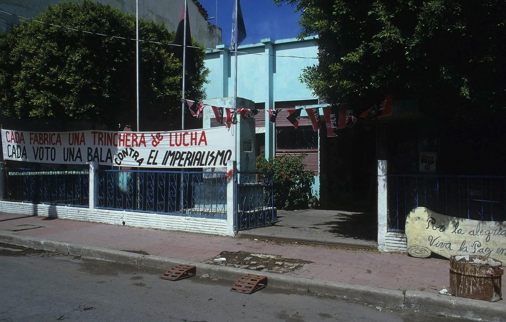 Managua 1984. Wahlkampfbüro der FSLN