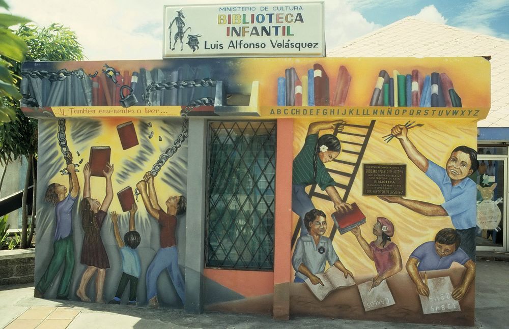 Managua 1984. Wandbild